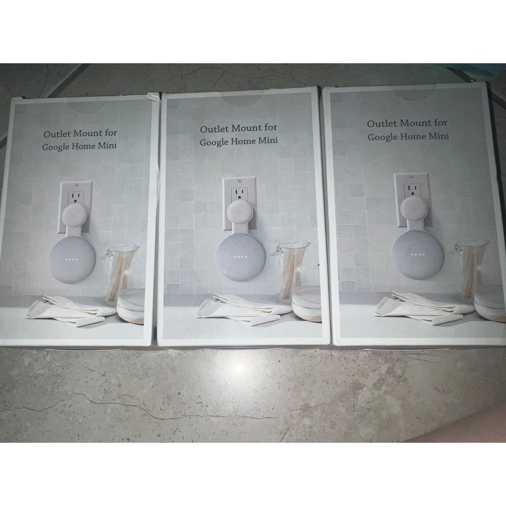 2-Pack Set of Google Home Mini Wall Mounts!